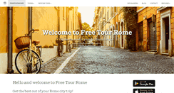 Desktop Screenshot of freetourrome.com