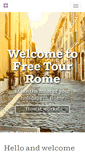 Mobile Screenshot of freetourrome.com