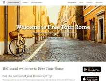 Tablet Screenshot of freetourrome.com